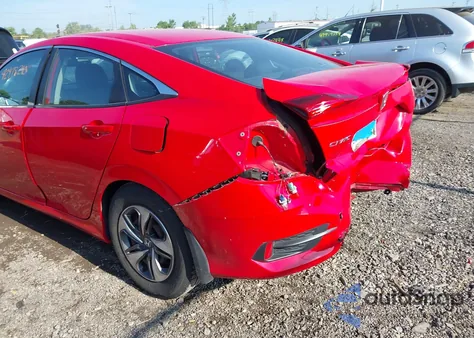 2019 Honda Civic Lx из США, поврежденный, VIN 2HGFC2F62KH512089